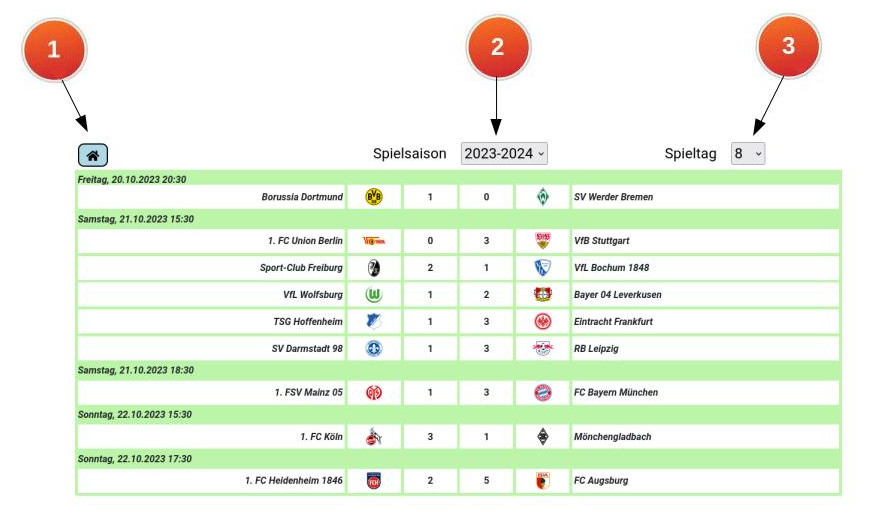 Spielplan